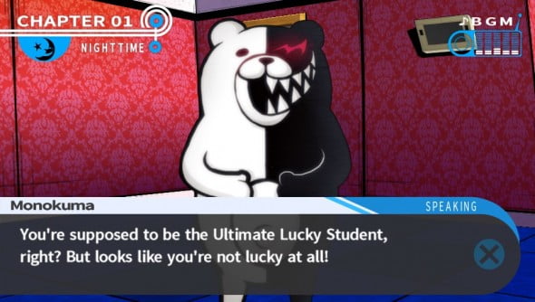 Win a raffle and end up in the Ultimate School of Despair? Yep. Unlucky.