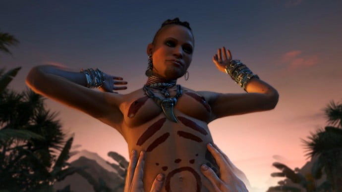 Far Cry 3 is one of the more flagrant examples of the "male gaze."