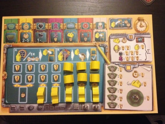 The Player Board gives each player a solid understanding of the game.
