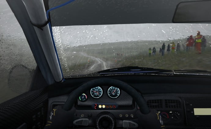 dirt rally screenshot, dirt rally camera angle